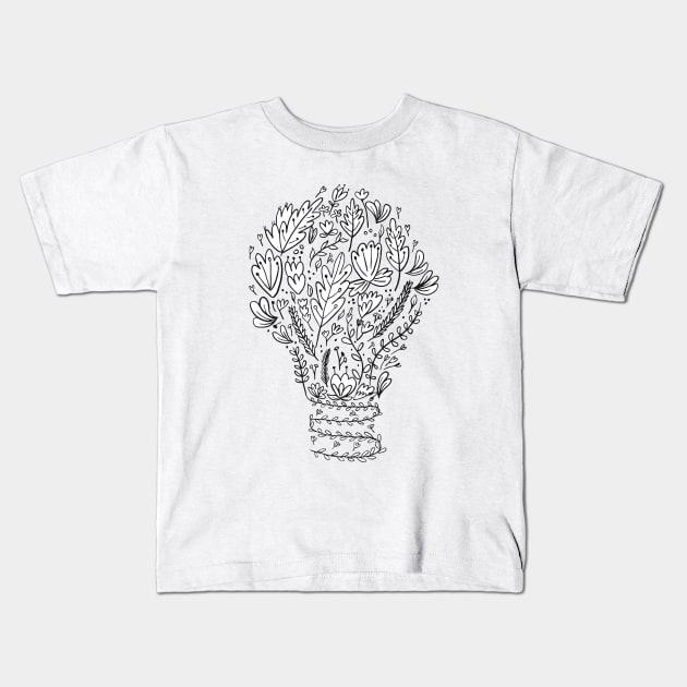 Think Green! Kids T-Shirt by krimons